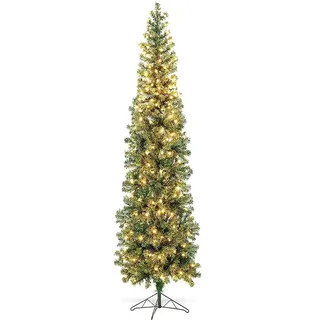 Costway Halb-Baum Grün 210 cm