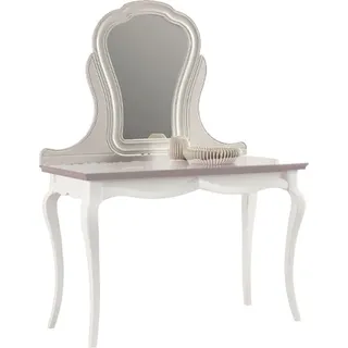 Luxus Hotel Möbel Einrichtung Schminktisch Konsolen Tische Holz Weiß - Weiß