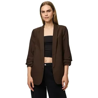 Pieces Boss 3/4 Blazer - Hot Fudge - S