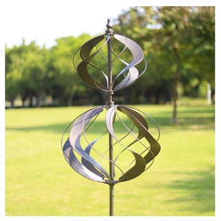 WinWindSpinner, Kinetic Metall-Windspiel – großes Outdoor-Windspiel aus Metall für Hof, Garten, Windmühlen, Rasen-Ornament, Dekoration für Rasen, Terrasse (213 cm)