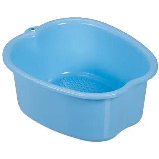 Relaxdays Fußbadewanne, Hellblau