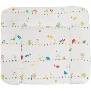 roba Folien Wickelauflage 'Waldhochzeit', weiche Wickelunterlage 85x75 cm, Baby Wickeltischauflage aus phtalatfreier Folie