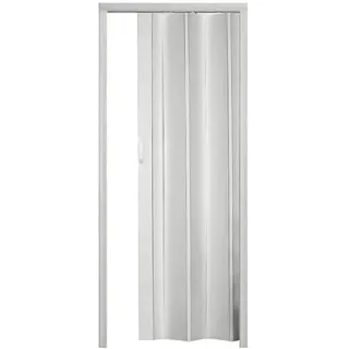 Tür Balg PVC Wirkung Holz Weiß Gemasertem Erleichterung Griff CM 215 × 84 2712