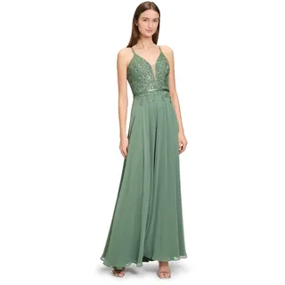Vera Mont Damen Abendkleid mit Stickerei 36, Light Aventurine