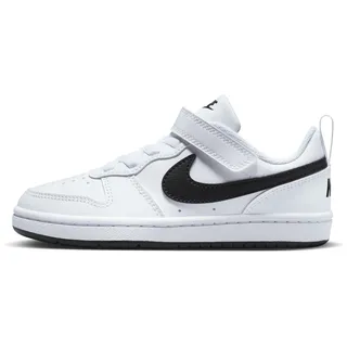 Nike Court Borough Low Recraft (PS) Sneaker White Black, 29.5 - 29.5