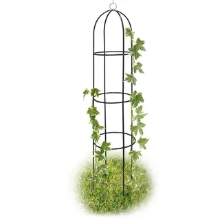 Relaxdays Rankobelisk 190 x 190 cm Dunkelgrün