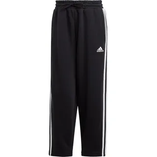 Adidas Essentials 3-Streifen Open Hem Hose Black / White S