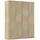 Drehtürenschrank Alabama 181 x 229 x 54 cm Eiche Sonoma