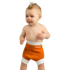 Cressi Baby Schwimmwindel Reusable Swim Nappy, Orange/Weiß, S - 0/4 Monate, XVA980502