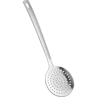 Metaltex Dana Serie Schaumlöffel 32cm aus solidem Edelstahl, robuste Schaumkelle, Silber