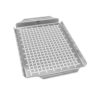 Weber Grillpfanne 44,2 x 29,97 cm Edelstahl Silber