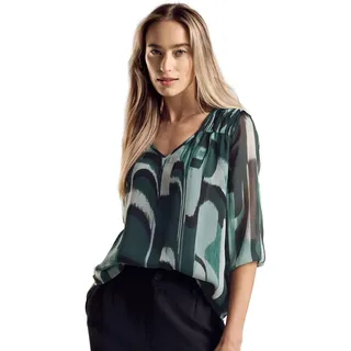 STREET ONE Damen A344882 Chiffon-Tunika, Hunter Green, 38