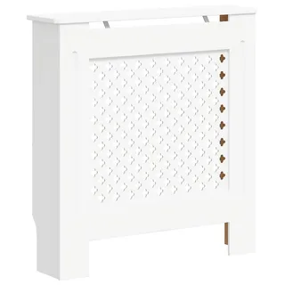 vidaXL MDF Heizkörperverkleidung Weiß 78 cm - Weiß