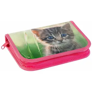 Eberhard Faber 577557 - Federmäppchen Katze 42-teilig, pink