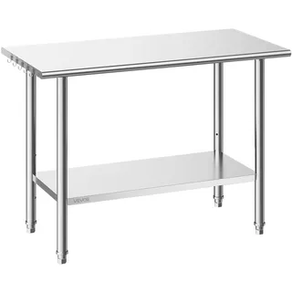 Vevor Edelstahltisch Gastro 122,0 x 61,0 x 86,4 cm