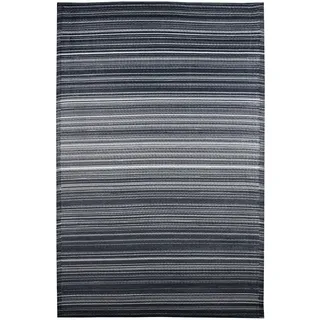 Marrakesch Orient & Mediterran Interior Tajo Outdoor-Teppich 120 x 180 cm Schwarz