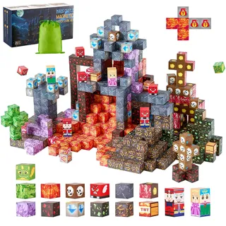 Vevor Magnetische Bausteine, 150-teiliges Dark Castle-Set, Magnetblöcke, STEM Montessori-Spielzeug als Weihnachts- & Geburtstagsgeschenk, Konstruktions-Stapelspielzeug, ab 3 Jahren