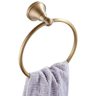 Flybath Handtuchring Messing Handtuchhalter Wandmontage Gebürstete Bronze Finishd