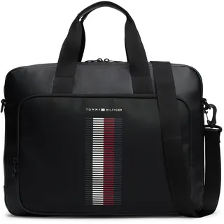 Tommy Hilfiger TH Foundation Pique Computer Bag Black