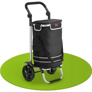 3in1 Einkaufstrolley Schwarz