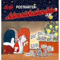 Bild von Uli Stein Adventskalender mit 24 Weihnachtskarten