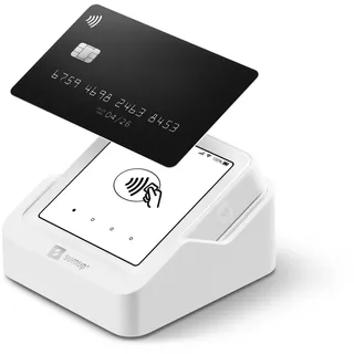 SumUp Solo Kartenterminal – Mobiles All-in-One Kartenlesegerät mit WLAN & integrierter SIM, Touchscreen, Apple Pay, Google Pay, EC- & Kreditkarten – Keine Monatsgebühren, Sicher & Flexibel