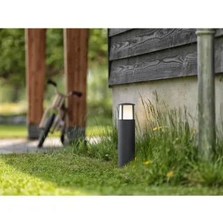 Philips Sockelleuchte Aluminium 40,0 cm inkl. LED 6 W anthrazit