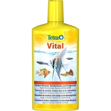 Tetra Vital - fördert Vitalität, Wohlbefinden und Farbpracht bei Fischen, ergänzt lebenswichtige Vitamine und Mineralstoffe, 500 ml Flasche