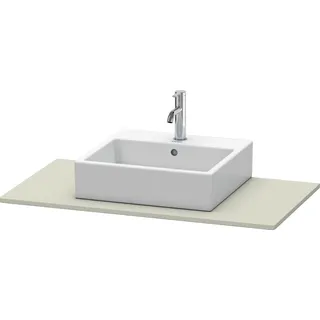 Duravit XSquare Konsole, 1 Ausschnitt, 1000x16x550mm, XS060E06060, Farbe: Taupe Seidenmatt Lack