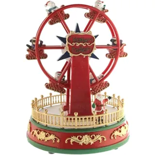 Wellhome Weihnachtsmann-Riesenrad mit Bewegung - Multicolor