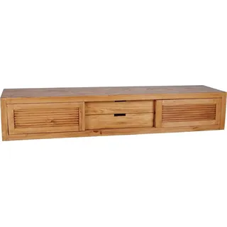 Mexico Lowboard 160 cm mit 2 Schubladen und 2 Fächern Massivholz Pinie  Mexiko Möbel Mexikanisch