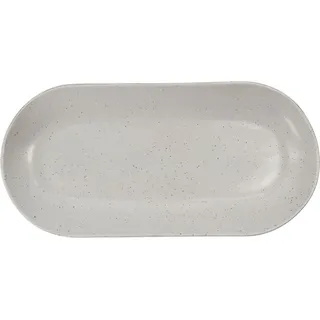 House Doctor Pion Oval Servierschale Weiß 38 cm