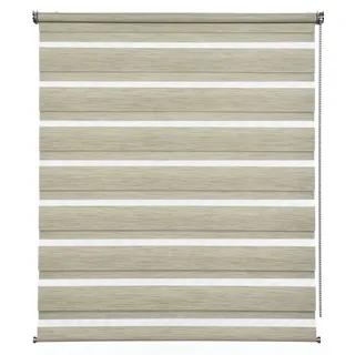 GARDINIA Doppelrollo de luxe 90 x 240 cm braun