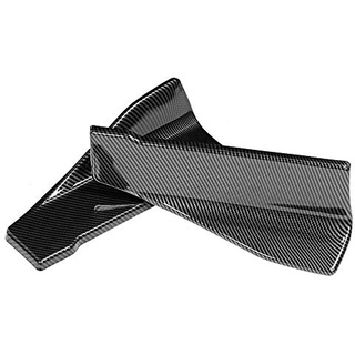 Carbon Seitenschweller Splitter Winglet Schürzen 35cm Kohlefaser für Auto Universal Seitenschweller/Heckstoßstange Lip Splitter Winglet Schürzen