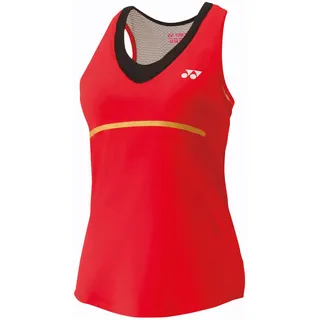 Yonex Damen, Tank-Top Rot, Weiß, XL Oberbekleidung