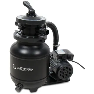 Miganeo Sandfilteranlage Dynamic 6500 Speed Clean schwarz | 4,5 m3/h Leistung