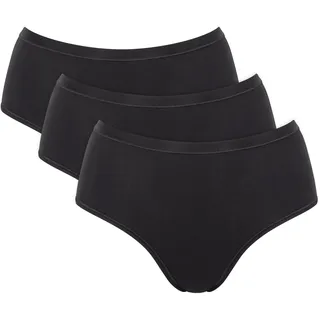 SLOGGI Midi Slip 3 St. Schwarz XL