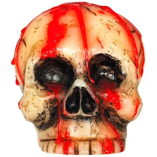 Guirca 26340 Halloween Totenkopf Kerze 10cm, mehrfarbig, Taglia unica