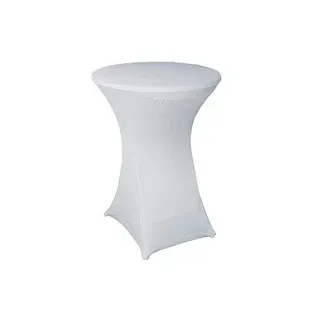 Stehtischhusse weiß Ø max. 85,0 cm, 1 St.