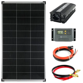 Solartronics Komplettset 1x140 Watt monokristallin 140 W inkl. 600 W Wandler