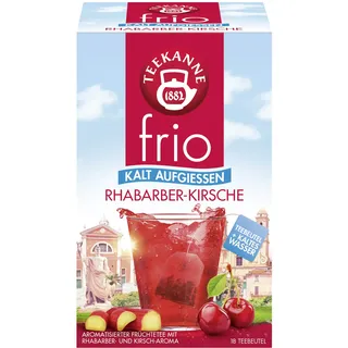 Teekanne Frio Rhabarber-Kirsche, 45 g