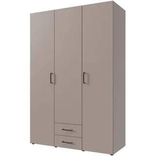 WIMEX Drehtürenschrank Mugano 120 x 185 x 54 cm Schwarz