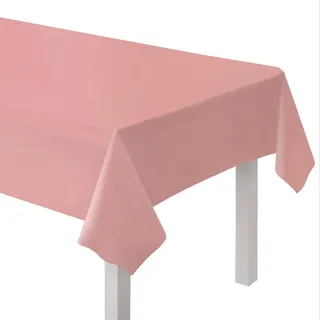 Amscan 9915404-201 Party-Tischdecke, umweltfreundlich, recycelbar, 2,74 m, Hellrosa