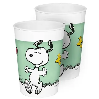 Gedalabels Trinkbecher Snoopy Kids 0,33 l Mintgrün 2 St.