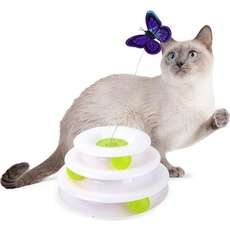 Bild All For Paws - Cat Toy Interactive Tower Of Butterfly 25X25X14Cm - (787.7560)