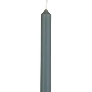 IB Laursen DÜNNE Kerze AQUA HAZE Petrol Ø 1,3 cm Länge 20 cm 5er Set - Weiß
