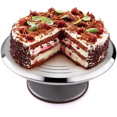Bild Tortenplatte Tortenständer, Uten Kuchenständer Drehteller Cake Decorating Turntable für Backen Gebäck, Zuckerguss