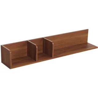 MCW Wandregal 120 x 20 x 21 cm Walnuss-Optik