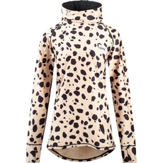 Eivy Damen Icecold Gaiter Top Yoga Shirt, Cheetah, XL EU
