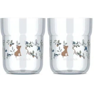 Mepal - Kinderbecher Mio Little Dutch - Becher für Kinder - Kinderbecher ab 9 Monaten - Spülmaschinengeeignet - BPA-frei - 250 ml - Forest Friends (Packung mit 2)